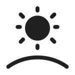 Weather Sunny High SVG Icon